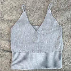 Light Blue Knit Cami